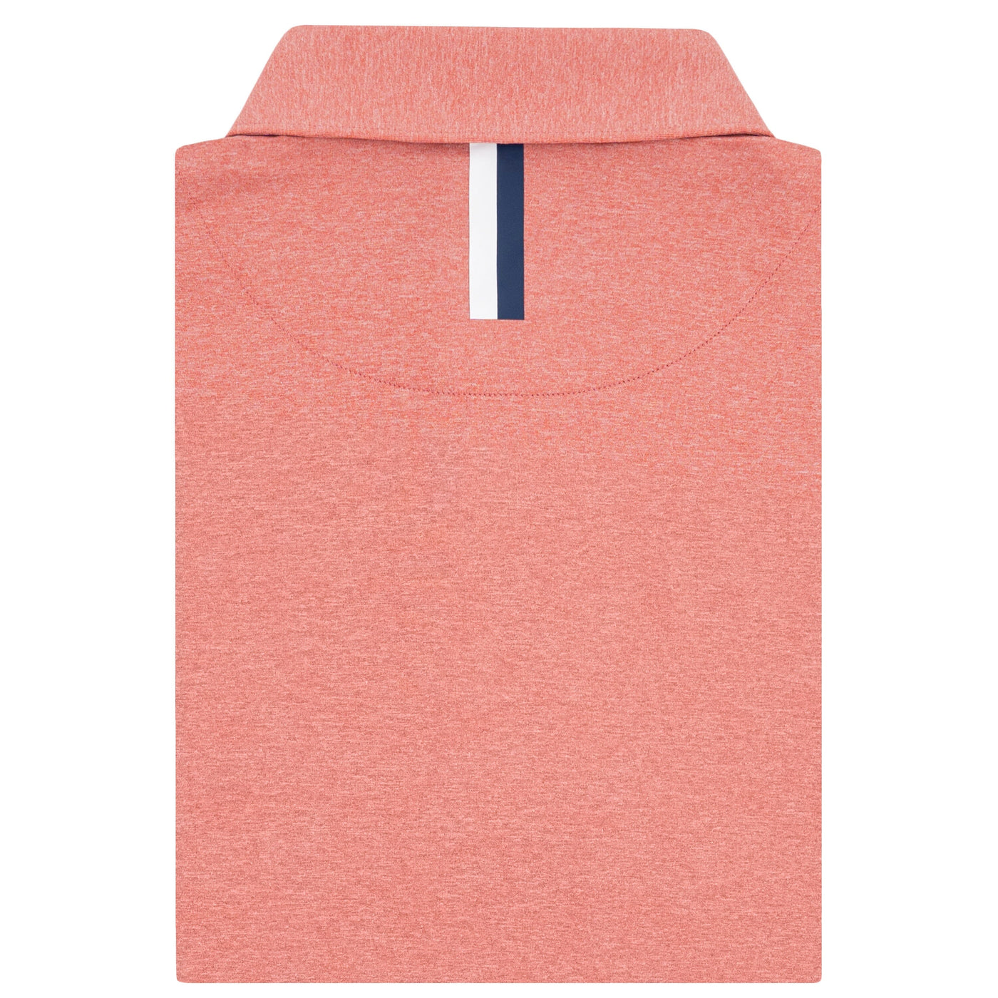 Heather | Performance Polo | Heather - Rouge Red/White