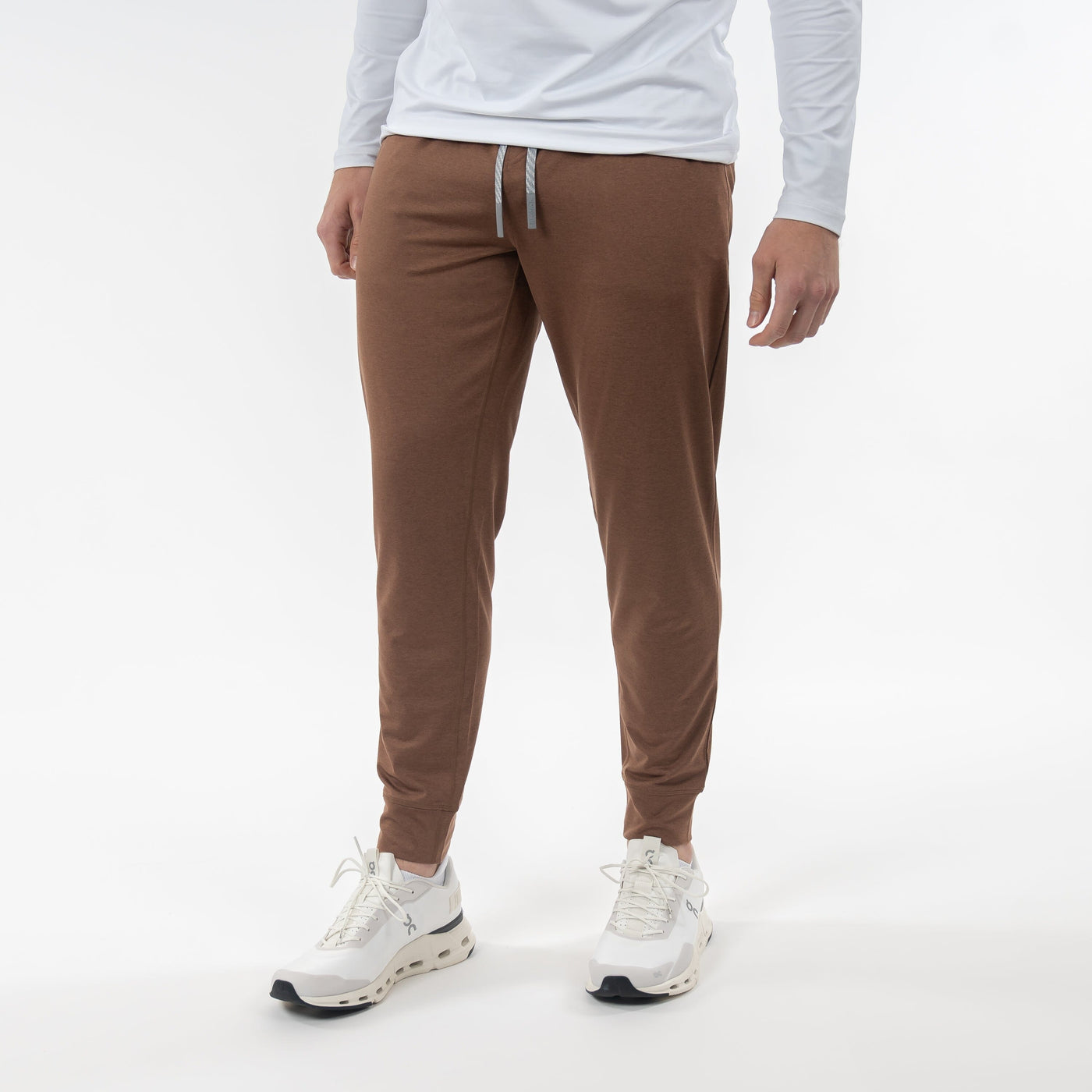 Sprint Performance Jogger | Heather - Saddle Brown/Saddle Brown