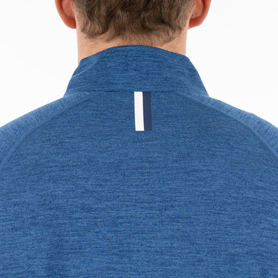 Tailwind Performance Q-Zip | Heather - Short Stop Blue/Shoal Blue