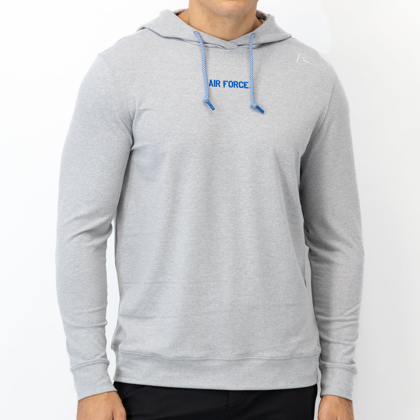 Hesi Collegiate Hoodie - Air Force | Heather - Stainless Steel/White - Air Force - 1