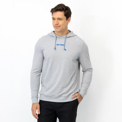 Hesi Collegiate Hoodie - Air Force | Heather - Stainless Steel/White - Air Force - 1