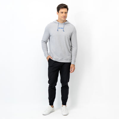 Hesi Collegiate Hoodie - Air Force | Heather - Stainless Steel/White - Air Force - 1