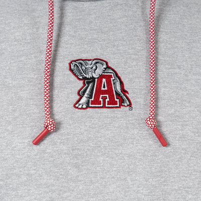 Hesi Collegiate Hoodie - Alabama | Heather - Stainless Steel/White - Alabama - 2