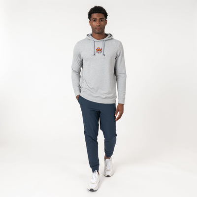 Hesi Collegiate Hoodie - Auburn | Heather - Stainless Steel/White - Auburn - 1