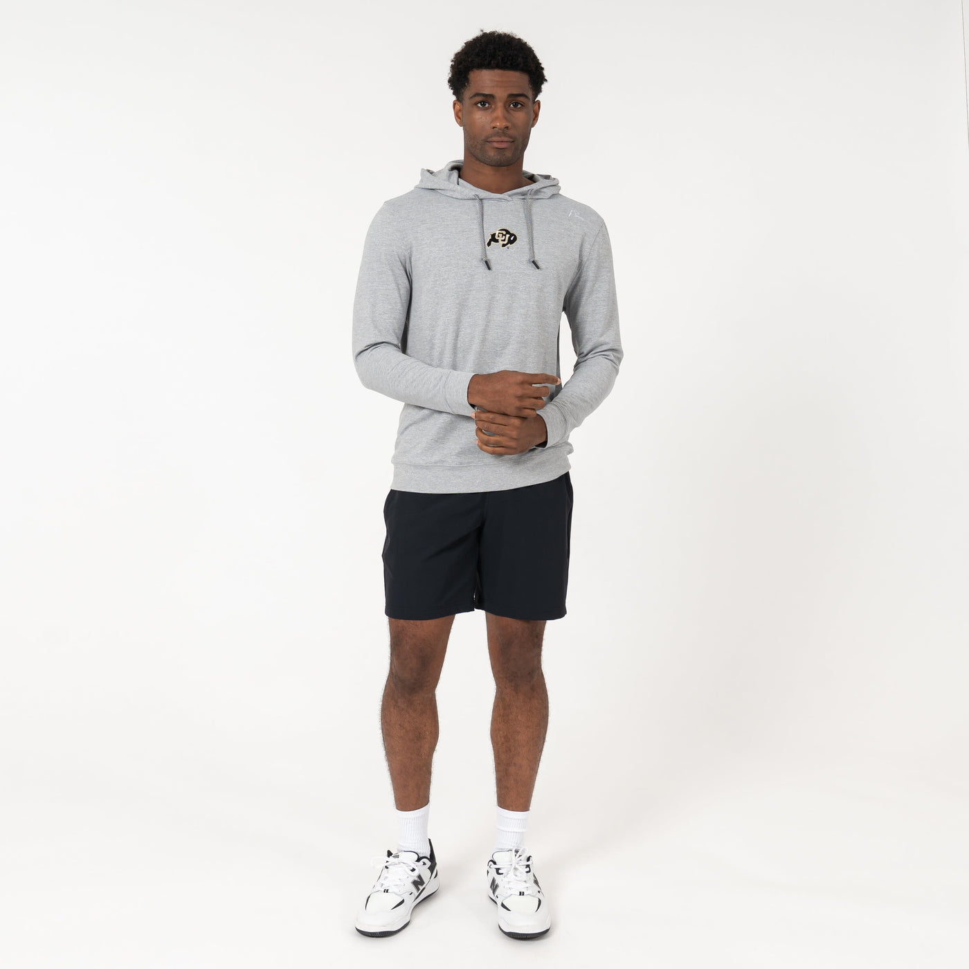Hesi Collegiate Hoodie - Colorado | Heather - Stainless Steel/White - Colorado - 1