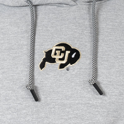 Hesi Collegiate Hoodie - Colorado | Heather - Stainless Steel/White - Colorado - 1