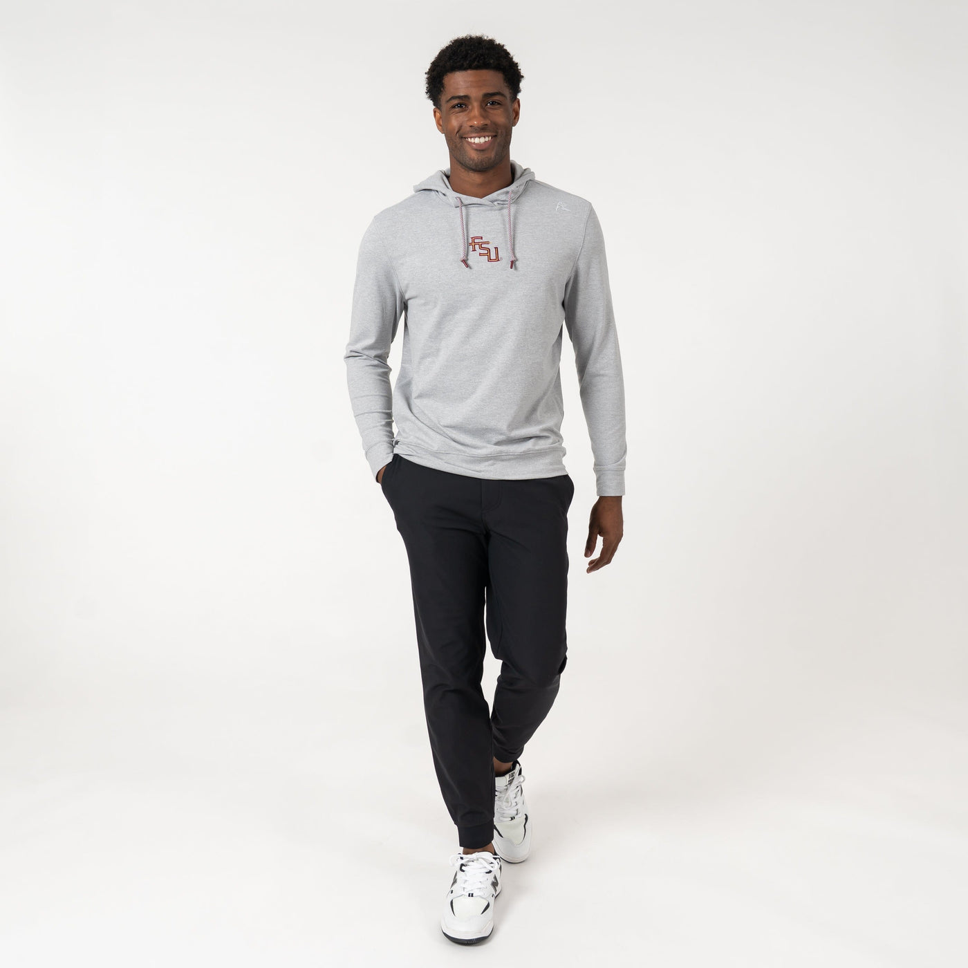 Hesi Collegiate Hoodie - Florida State | Heather - Stainless Steel/White - Florida State - 1