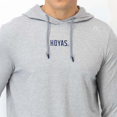 Hesi Collegiate Hoodie - Georgetown | Heather - Stainless Steel/White - Georgetown - 1