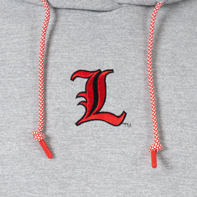Hesi Collegiate Hoodie - Louisville | Heather - Stainless Steel/White - Louisville - 1
