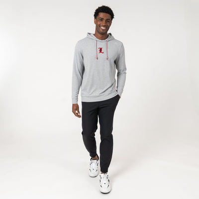 Hesi Collegiate Hoodie - Louisville | Heather - Stainless Steel/White - Louisville - 1
