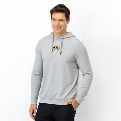 Hesi Collegiate Hoodie - Mizzou | Heather - Stainless Steel/White - Mizzou - 1