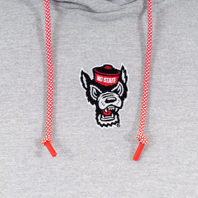 Hesi Collegiate Hoodie - NC State | Heather - Stainless Steel/White - NC State - 1