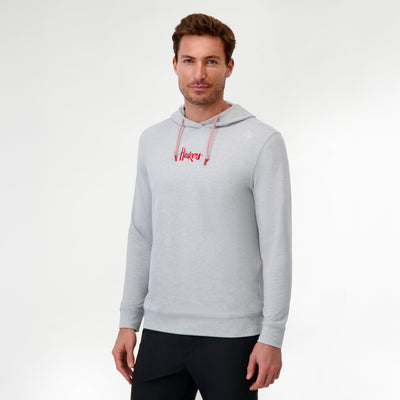 Hesi Collegiate Hoodie - Nebraska | Heather - Stainless Steel/White - Nebraska - 1