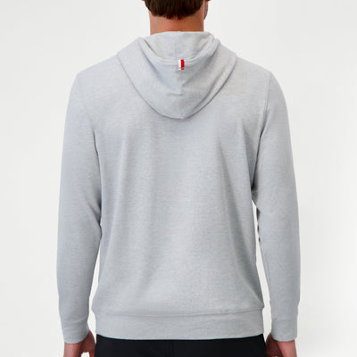 Hesi Collegiate Hoodie - Nebraska | Heather - Stainless Steel/White - Nebraska - 1