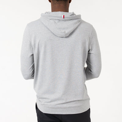Hesi Collegiate Hoodie - Oklahoma | Heather - Stainless Steel/White - Oklahoma - 1