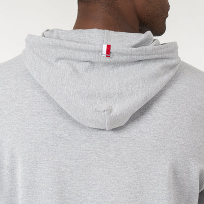 Hesi Collegiate Hoodie - Oklahoma | Heather - Stainless Steel/White - Oklahoma - 1