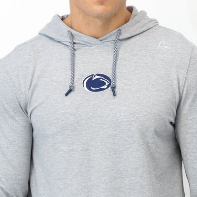 Hesi Collegiate Hoodie - Penn State | Heather - Stainless Steel/White - Penn State - 1