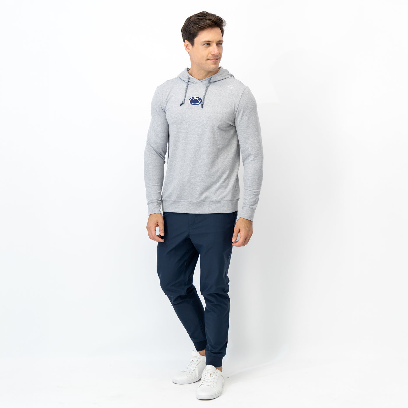 Hesi Collegiate Hoodie - Penn State | Heather - Stainless Steel/White - Penn State - 1