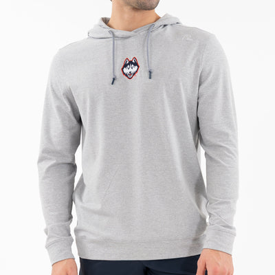 Hesi Collegiate Hoodie - UConn | Heather - Stainless Steel/White - UConn - 1