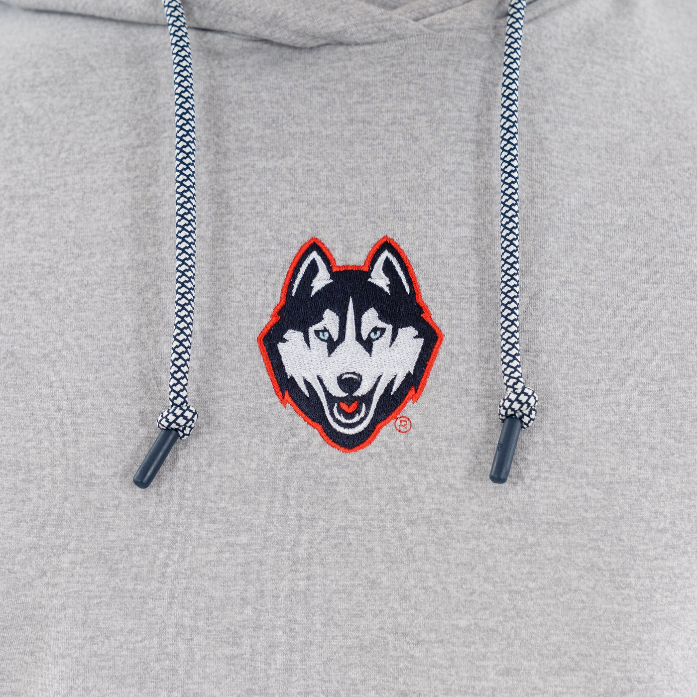Hesi Collegiate Hoodie - UConn | Heather - Stainless Steel/White - UConn - 1