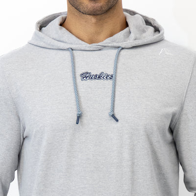 Hesi Collegiate Hoodie - UConn | Heather - Stainless Steel/White - UConn - 2