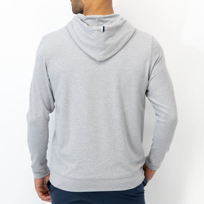 Hesi Collegiate Hoodie - UConn | Heather - Stainless Steel/White - UConn - 2