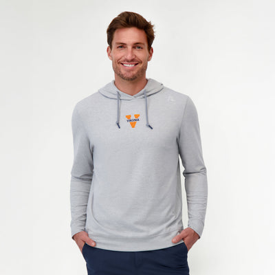 Hesi Collegiate Hoodie - UVA | Heather - Stainless Steel/White - UVA - 1