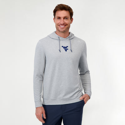 Hesi Collegiate Hoodie - WVU | Heather - Stainless Steel/White - WVU - 1