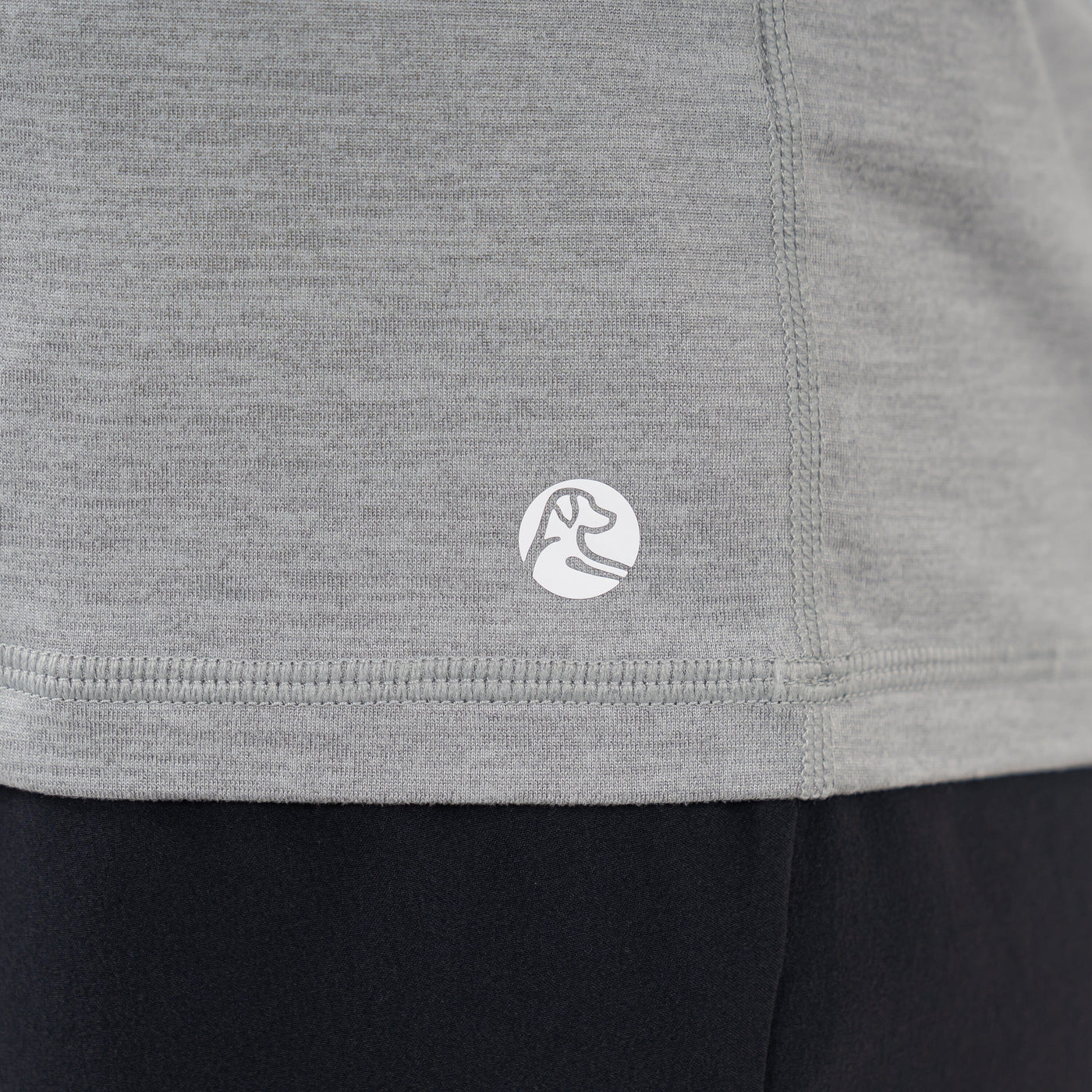 Drift Performance Long Sleeve Tee | Heather - Thunder Grey/Stratus Grey