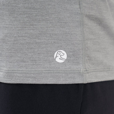 Drift Performance Long Sleeve Tee | Heather - Thunder Grey/Stratus Grey