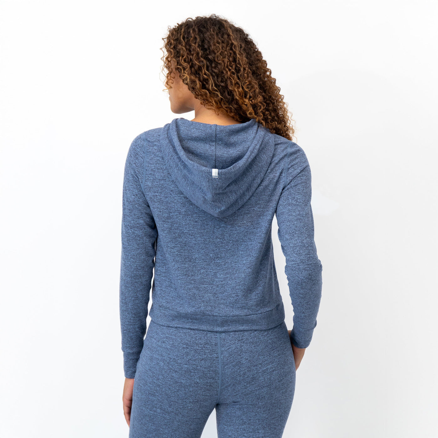 Tempo Performance Hoodie | Heather - Zone Blue/Fleet Navy