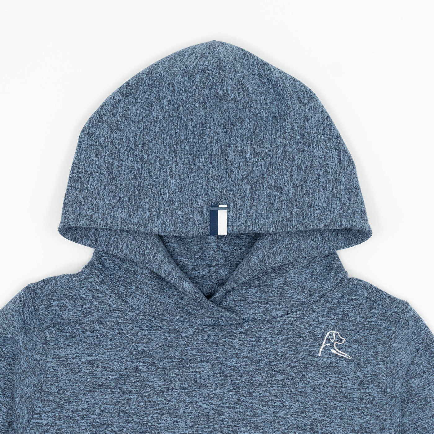 Lil' Hesi Performance Hoodie | Heather - Zone Blue/Fleet Navy