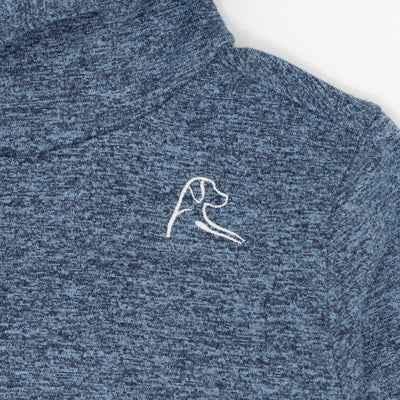 Lil' Hesi Performance Hoodie | Heather - Zone Blue/Fleet Navy