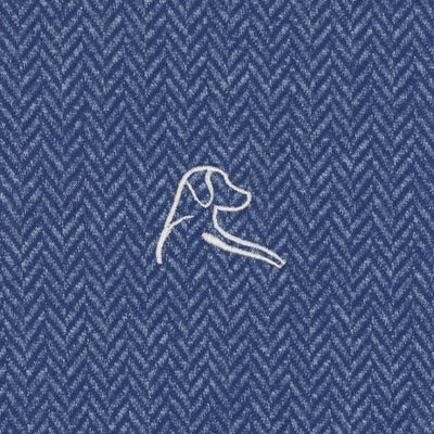 Herringbone Jacquard Performance Q-Zip | The Herringbone Jacquard - Flag Blue/Zenith Blue