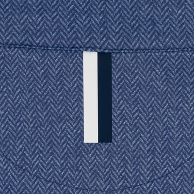 Herringbone Jacquard Performance Q-Zip | The Herringbone Jacquard - Flag Blue/Zenith Blue