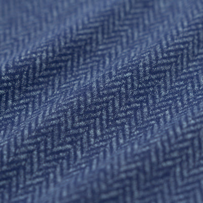 Herringbone Jacquard Performance Q-Zip | The Herringbone Jacquard - Flag Blue/Zenith Blue