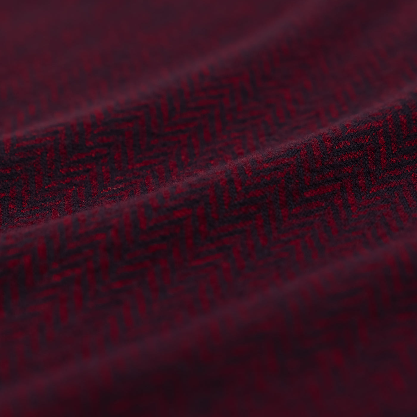 Herringbone Jacquard Performance Q-Zip | The Herringbone Jacquard - Fleet Navy/Cardinal Red