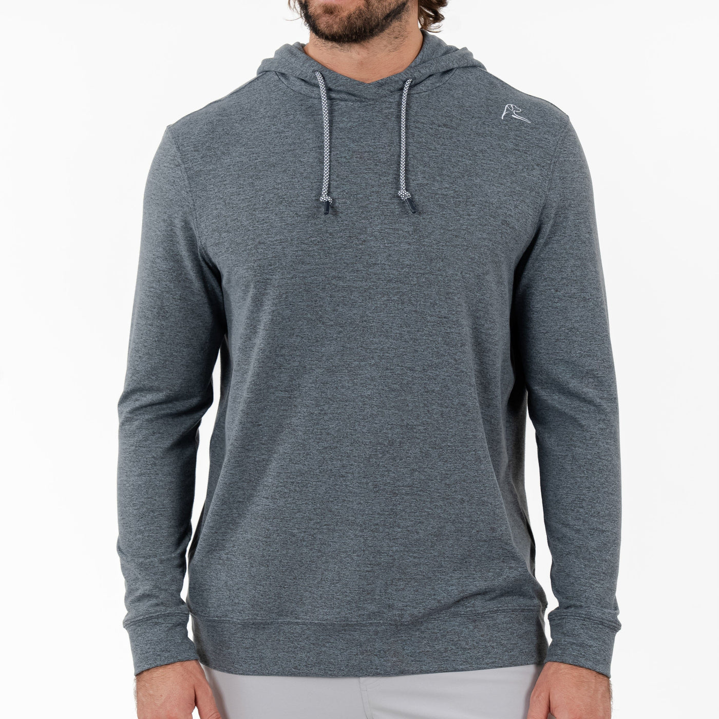 Hesi Performance Hoodie | Heather - Charcoal Grey/Thunder Grey