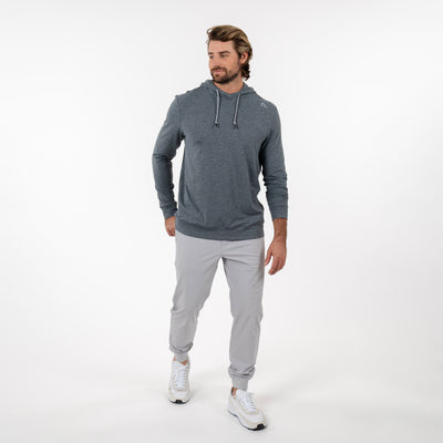 Hesi Performance Hoodie | Heather - Charcoal Grey/Thunder Grey