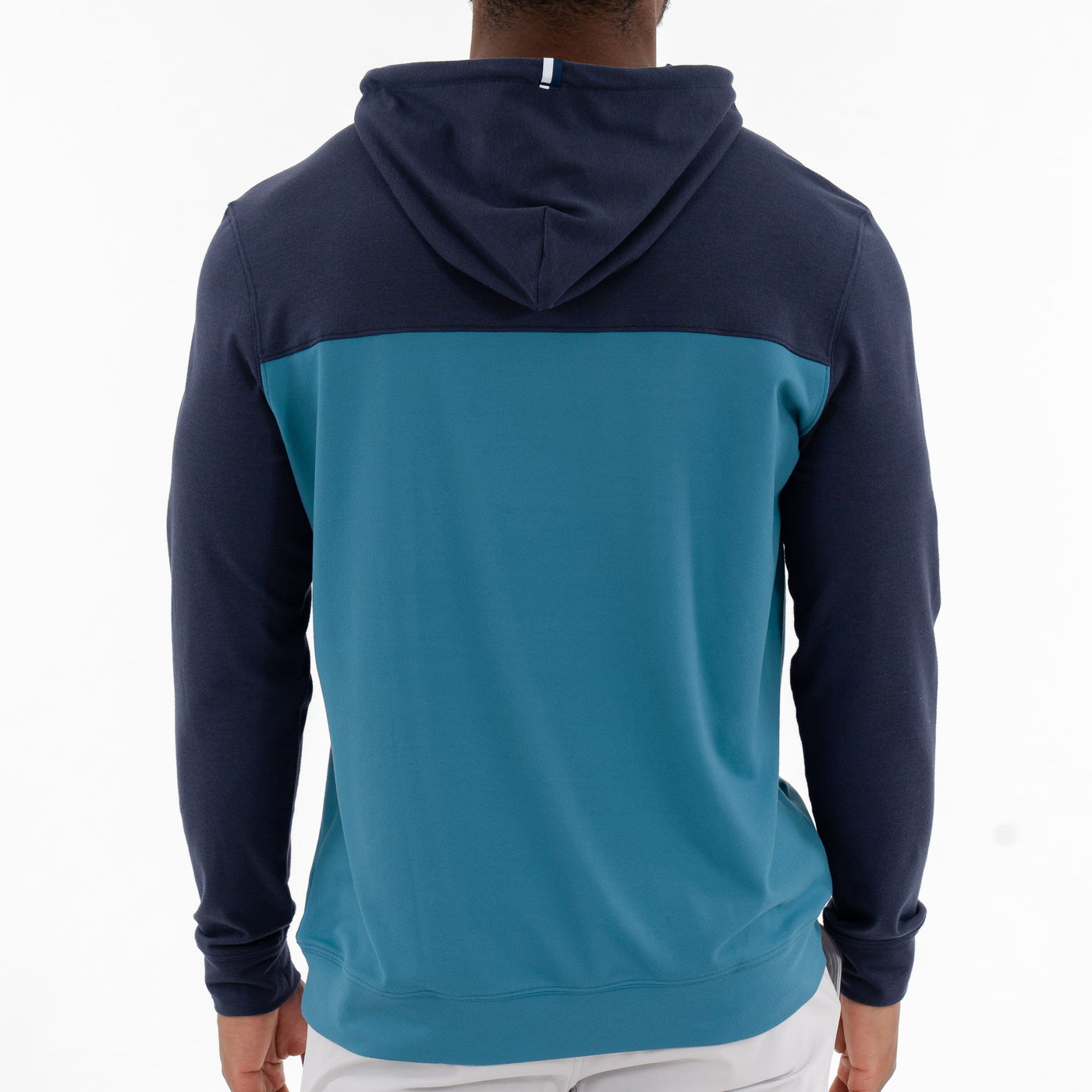 Hesi Performance Hoodie | Colorblock - Fleet Navy/Mariner Blue