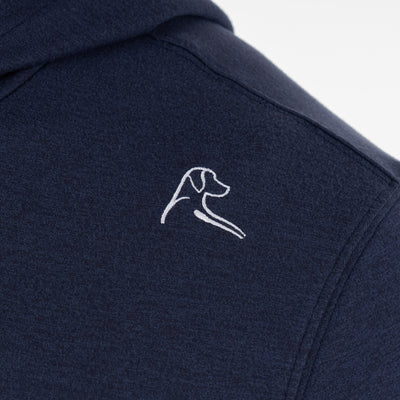 Hesi Performance Hoodie | Colorblock - Fleet Navy/Merlot