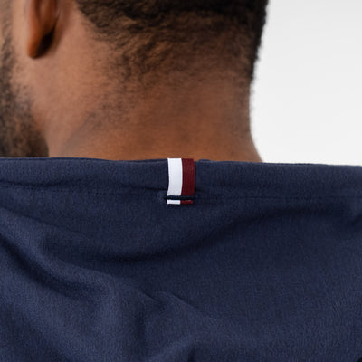Hesi Performance Hoodie | Colorblock - Fleet Navy/Merlot