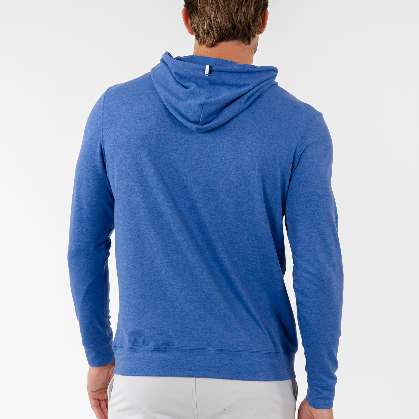 Hesi Performance Hoodie | Heather - Deep Blue/Blue Jay