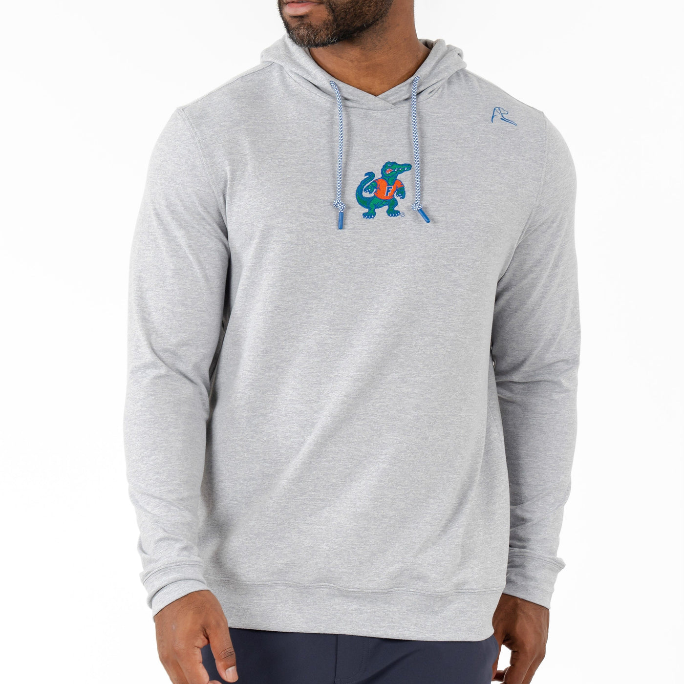 Hesi Collegiate Hoodie - Florida | Heather - Stainless Steel/White - Florida - 1