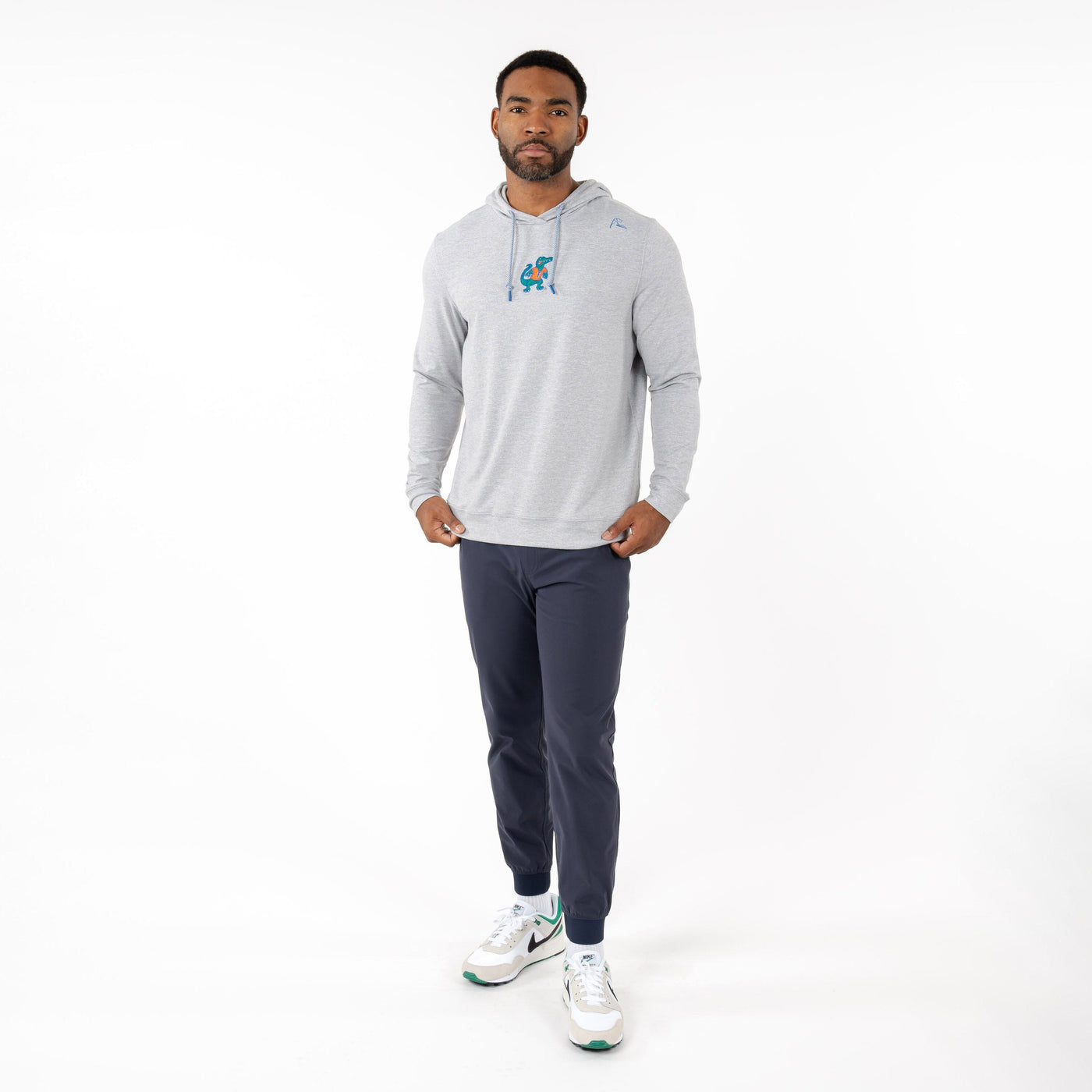 Hesi Collegiate Hoodie - Florida | Heather - Stainless Steel/White - Florida - 1