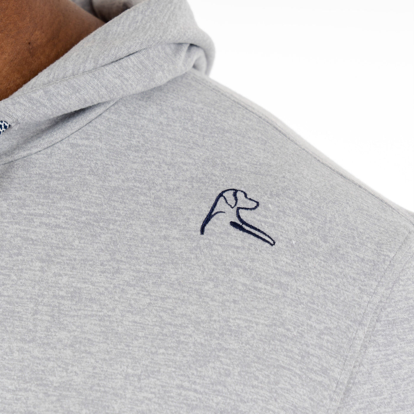 Hesi Collegiate Hoodie - Notre Dame | Heather - Stainless Steel/White - Notre Dame - 1