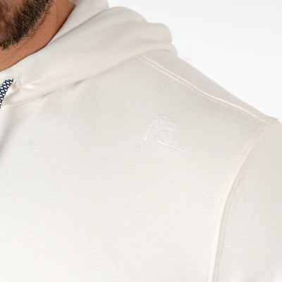 Hesi Performance Hoodie | Heather - Ivory/Parchment White