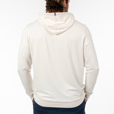 Hesi Performance Hoodie | Heather - Ivory/Parchment White