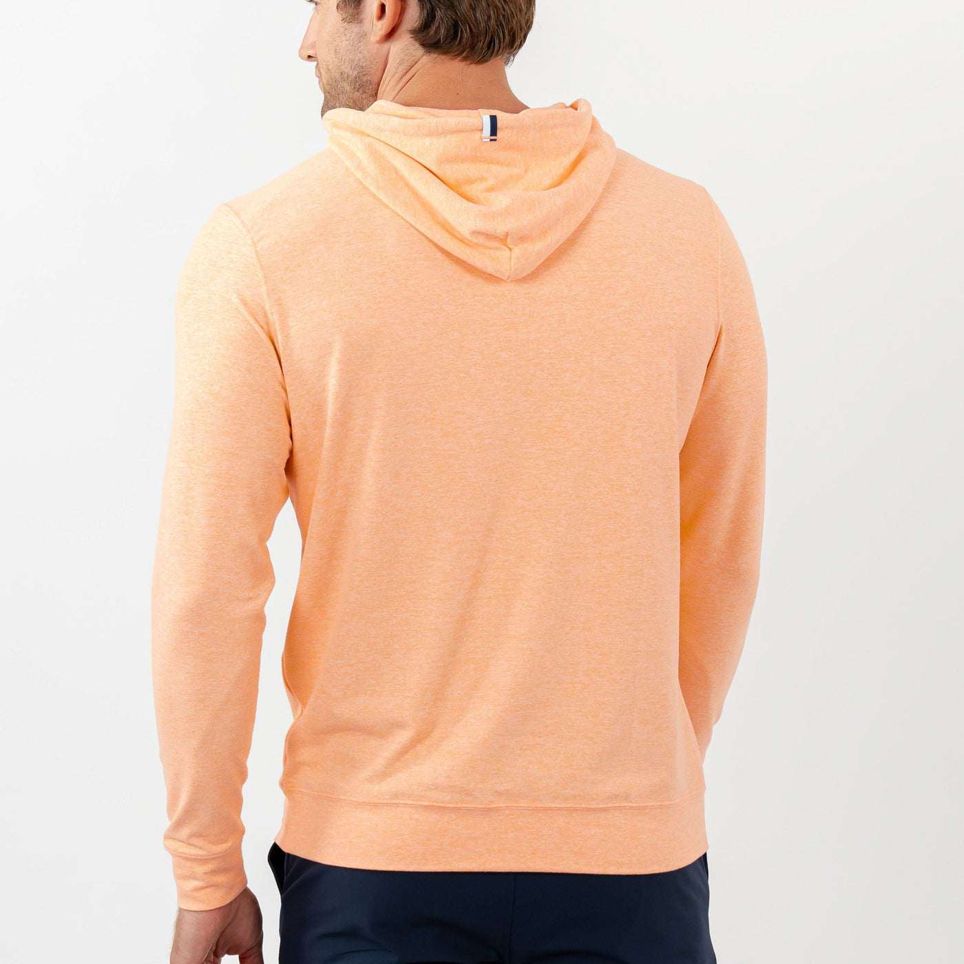 Hesi Performance Hoodie | Heather - Melon/White