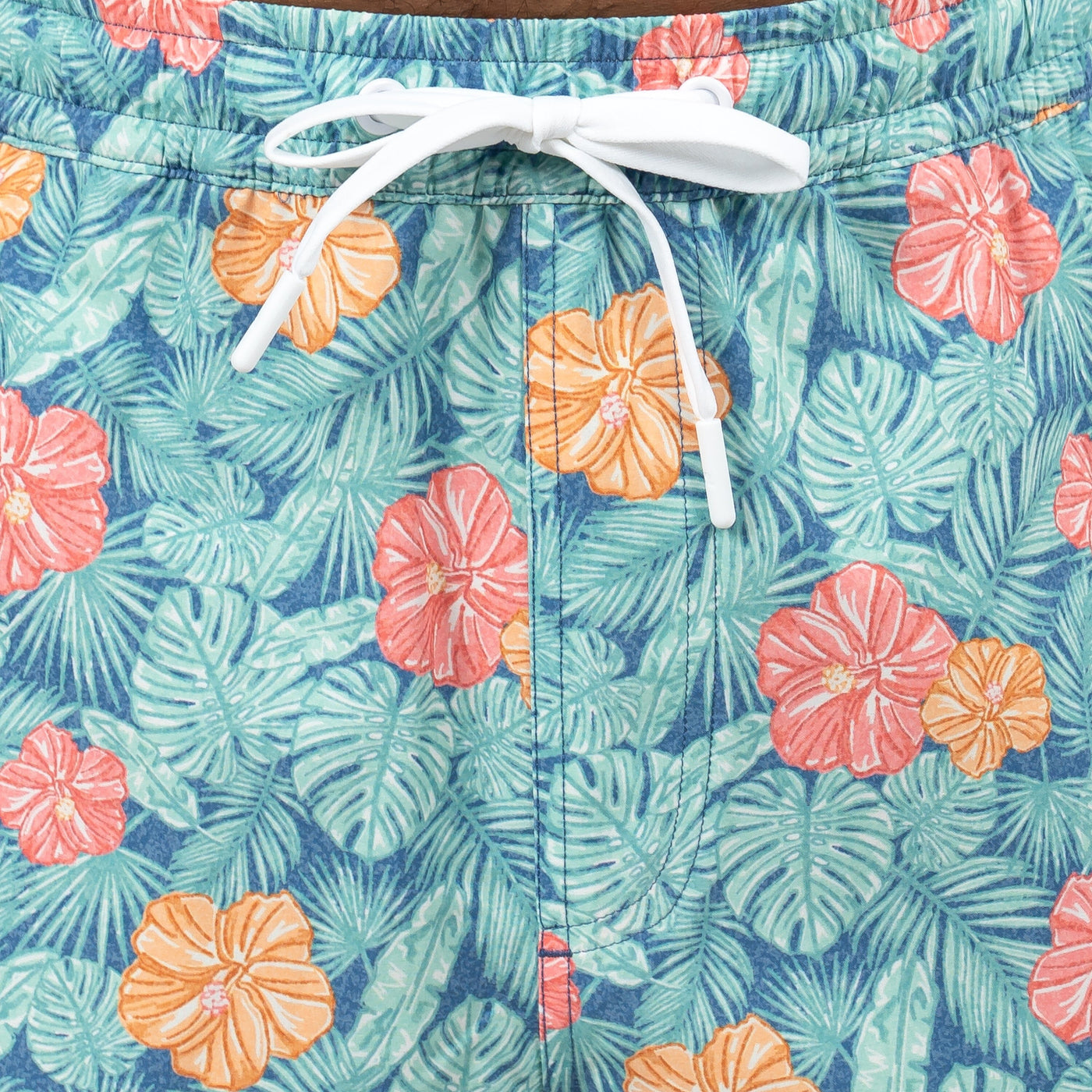 Medley Swim Trunk | The Hibiscus - Vintage Blue